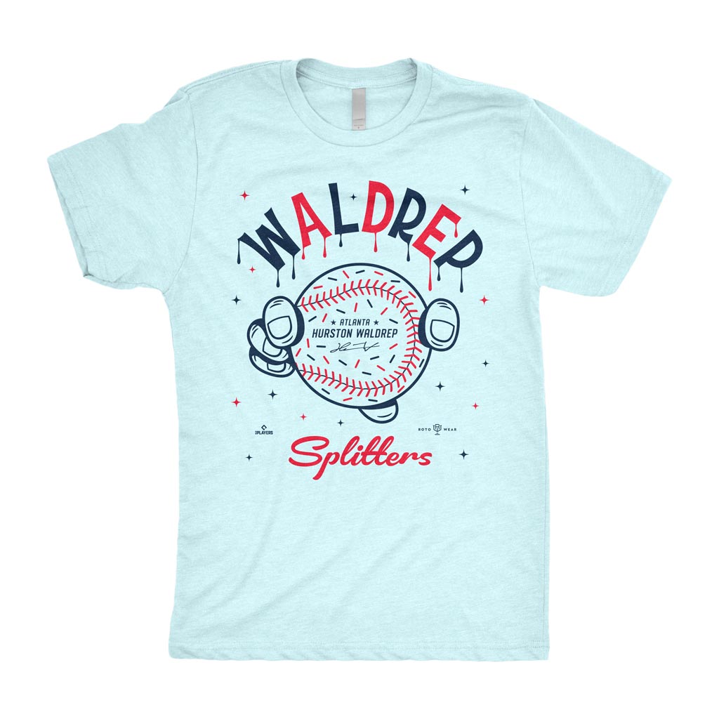 Waldrep Splitters Shirt | Hurston Waldrep Atlanta Baseball MLBPA RotoWear