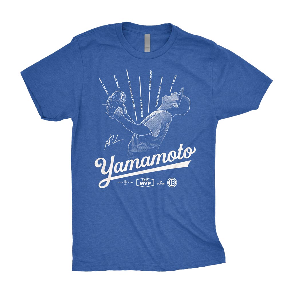 Yamamoto: 2025 MVP Shirt | Los Angeles Baseball World Series MVP Champion RotoWear