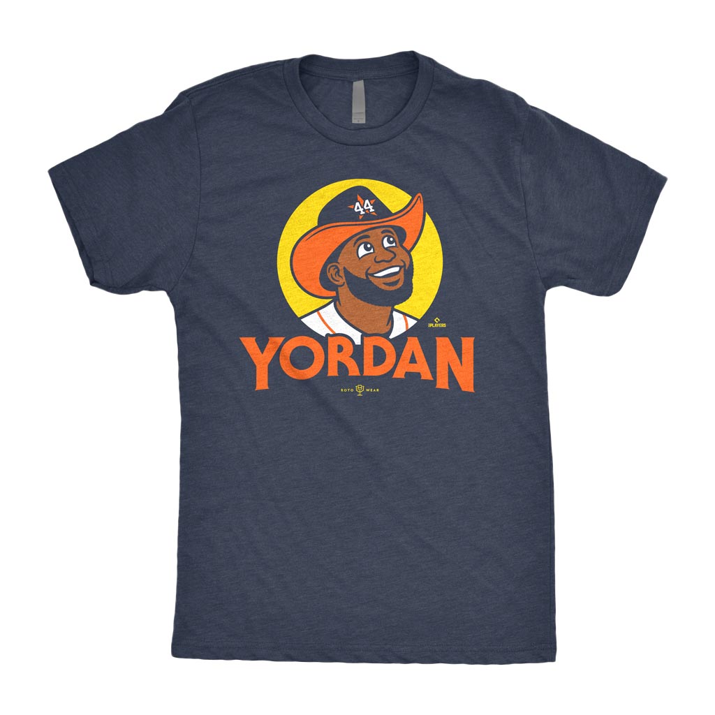 Yordan Shirt | Yordan Alvarez Houston Homer Hat H-Town Baseball MLBPA RotoWear