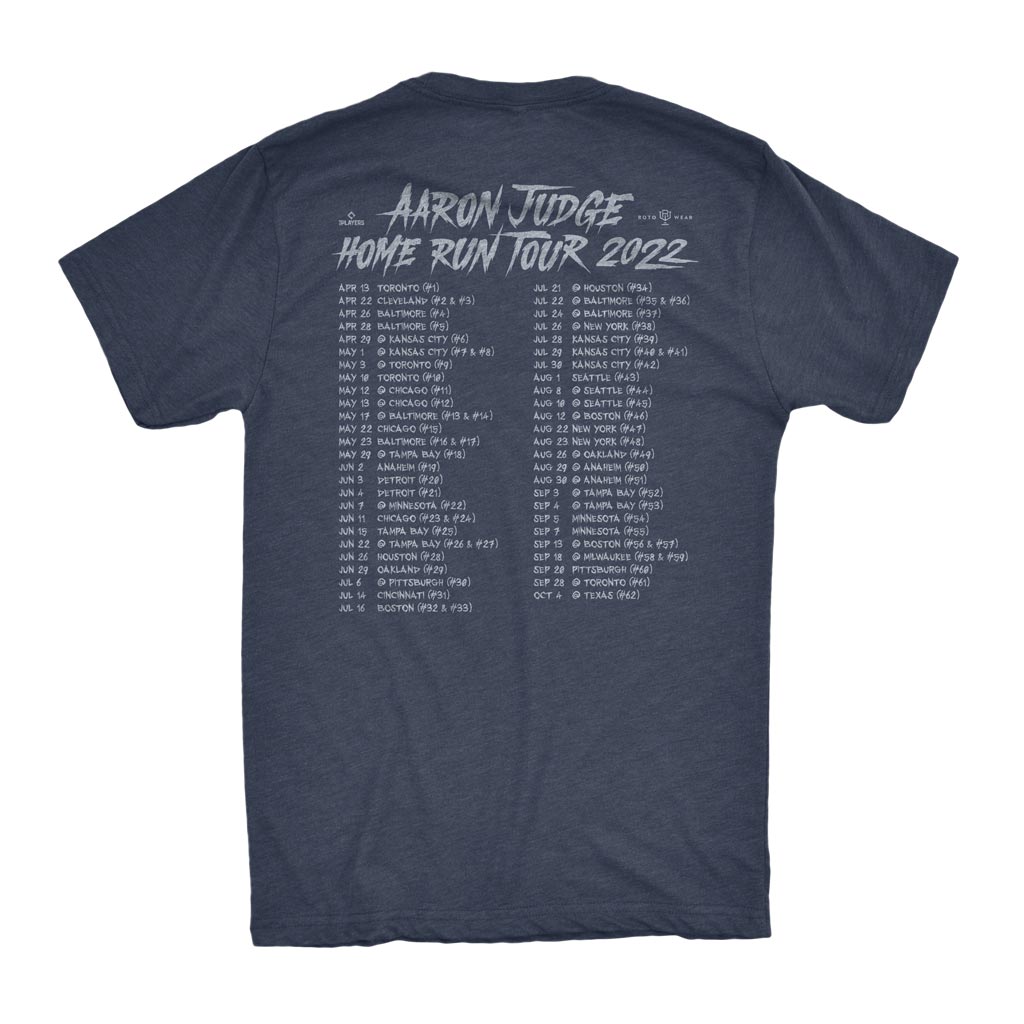 Aaron Judge Kids T-Shirt - Tri Navy - New York | 500 Level Major League Baseball Players Association (MLBPA)