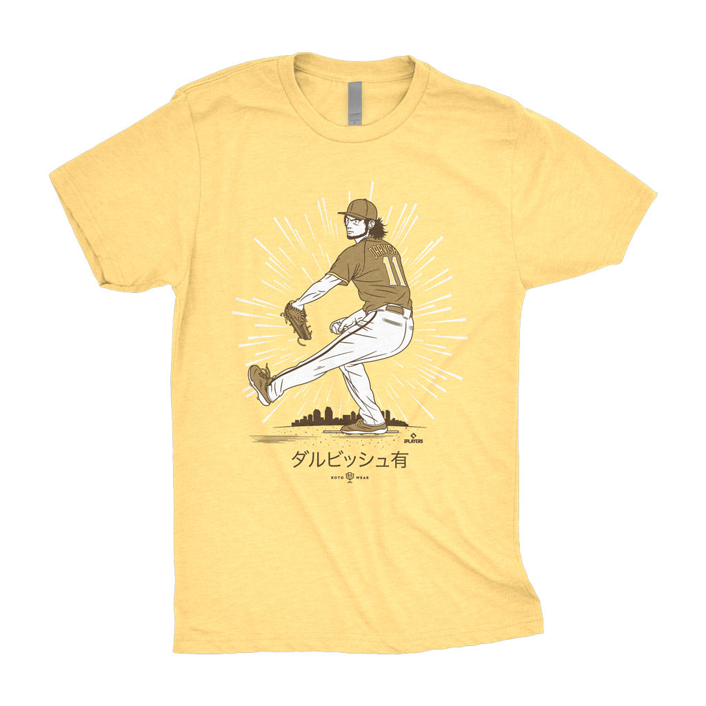 Anime Yu Shirt | Yu Darvish San Diego Baseball RotoWear ダルビッシュ有 MLBPA