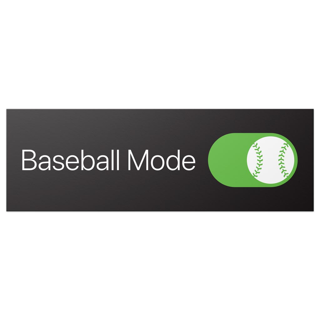 Baseball Mode Sticker