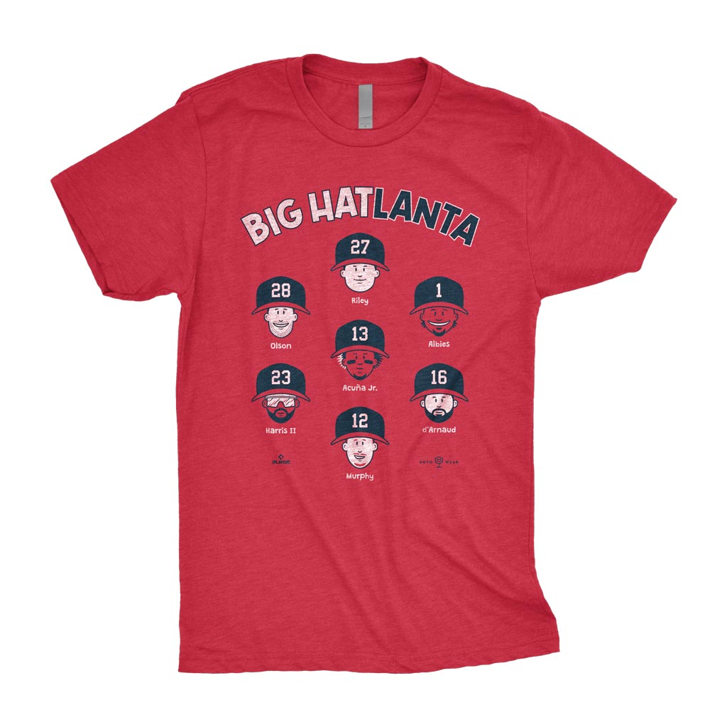 Michael Harris II Shirt Big Hat Atlanta Braves Baseball T-Shirt