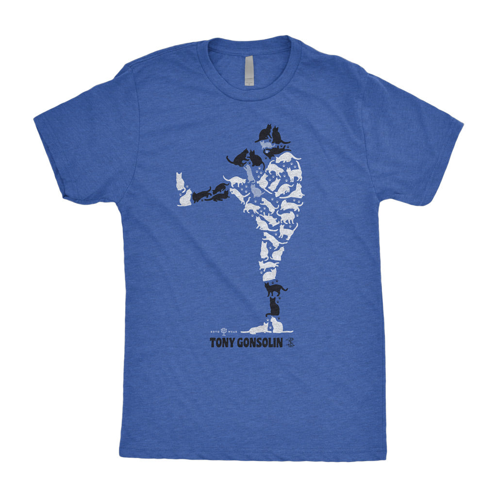 NIB Tony Gonsolin MLB Los Angeles Dodgers RARE OKC Dodgers Cat Shirt  BOBBLEHEAD