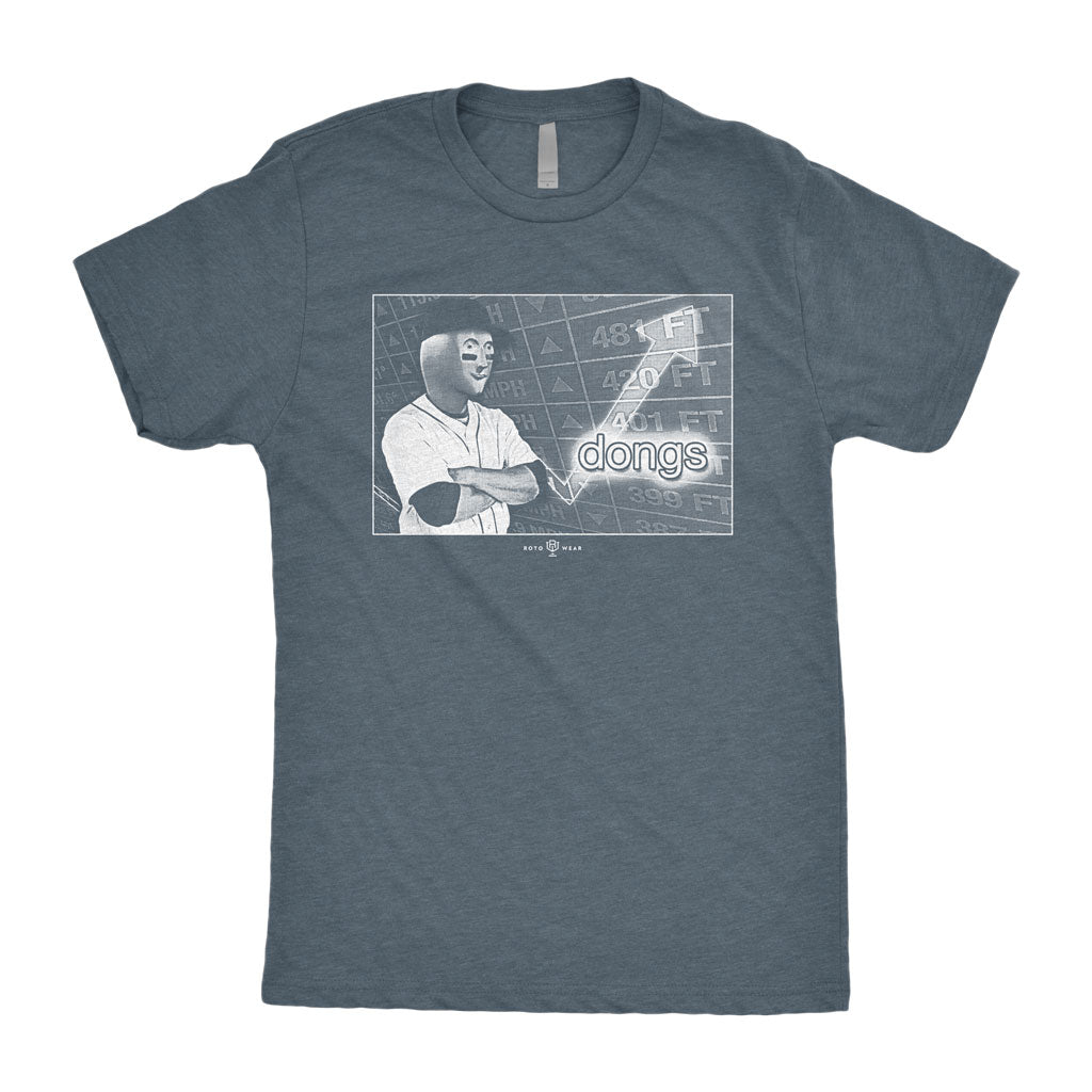 Dongs Shirt | Baseball Stonks Meme Original RotoWear Design