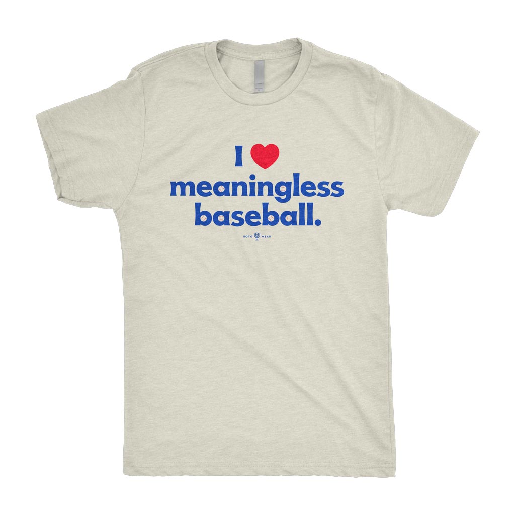 I Love Meaningless Baseball Shirt | Heart World Baseball Classic WBC Inspired Original RotoWear Design