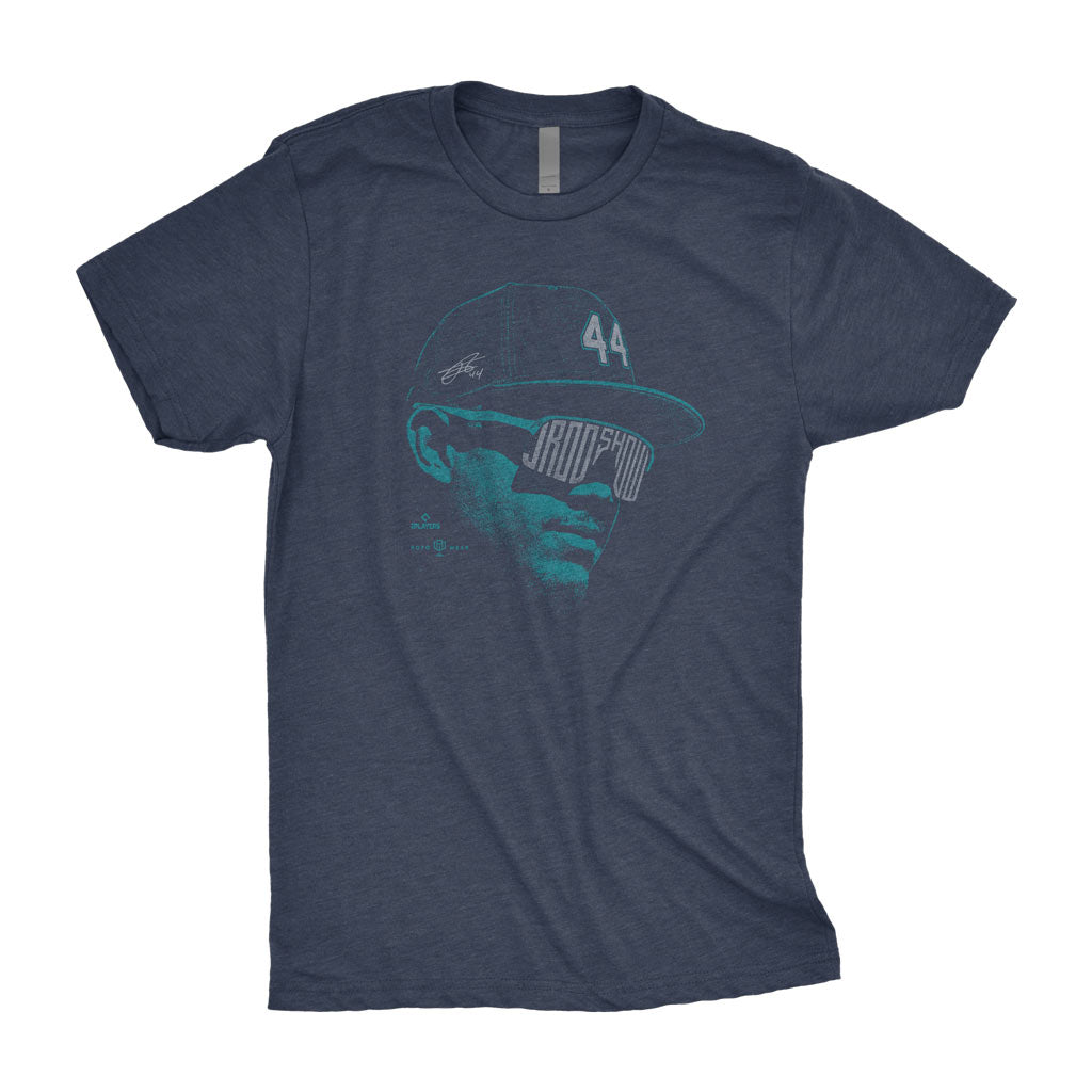 Julio Rodriguez: Welcome to The j-rod Show, Adult T-Shirt / Navy / 2XL - MLB - Navy - Sports Fan Gear | breakingt