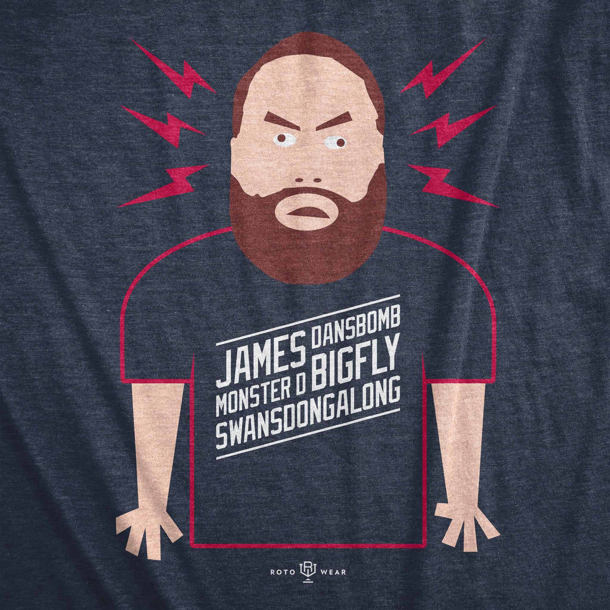 Justin Mason Wearing A James Bigfly Shirt T-Shirt