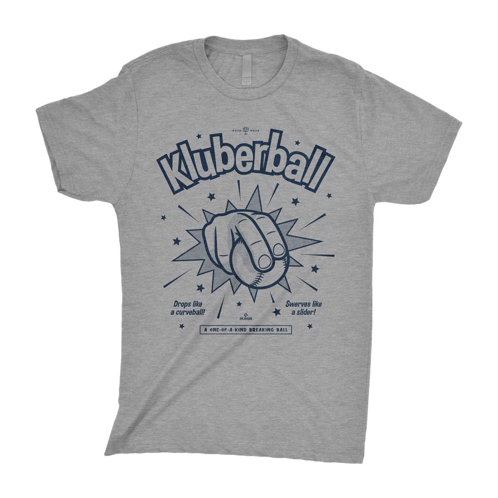 Kluberball Shirt | Corey Kluber New York Bronx NY Baseball RotoWear MLBPA