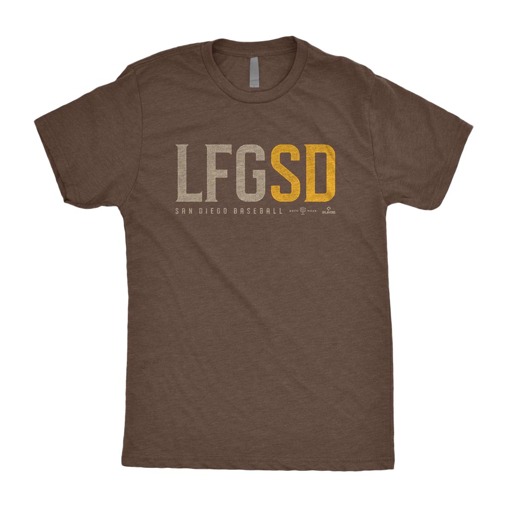 Rotowear Lfgsd Shirt | Jorge Alfaro Let’s F’ing Go San Diego Baseball mlbpa XS