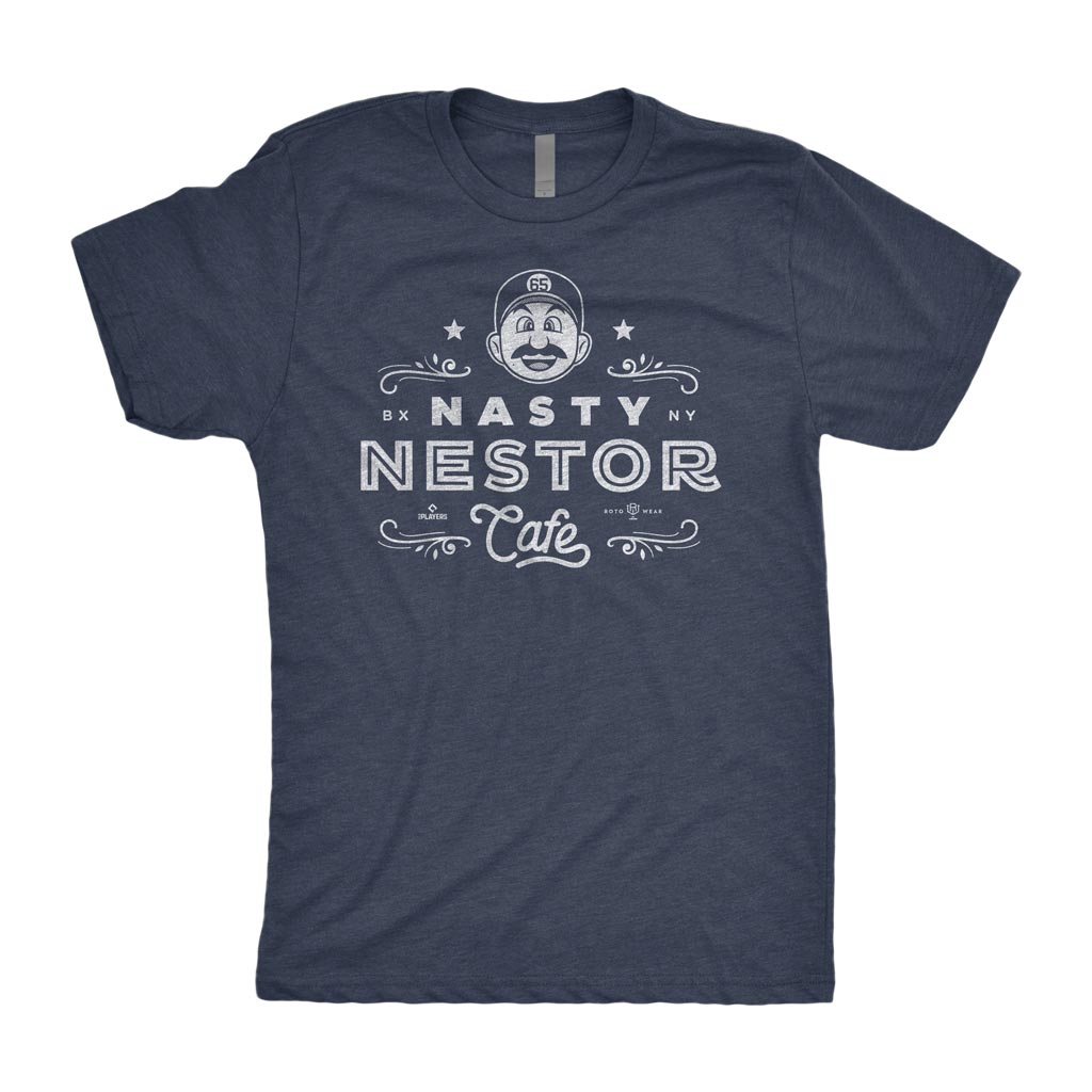Nestor Cortes Women's T-Shirt - White - New York | 500 Level Major League Baseball Players Association (MLBPA)