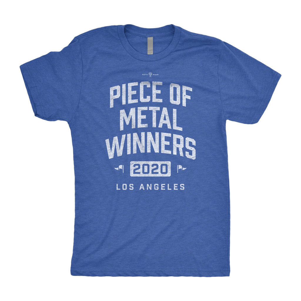 Piece Of Metal Winners 2020 Shirt | Los Angeles Baseball RotoWear