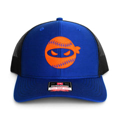 Pitching Ninja Trucker Hat (Amazin' Edition) | RotoWear Snapback Cap