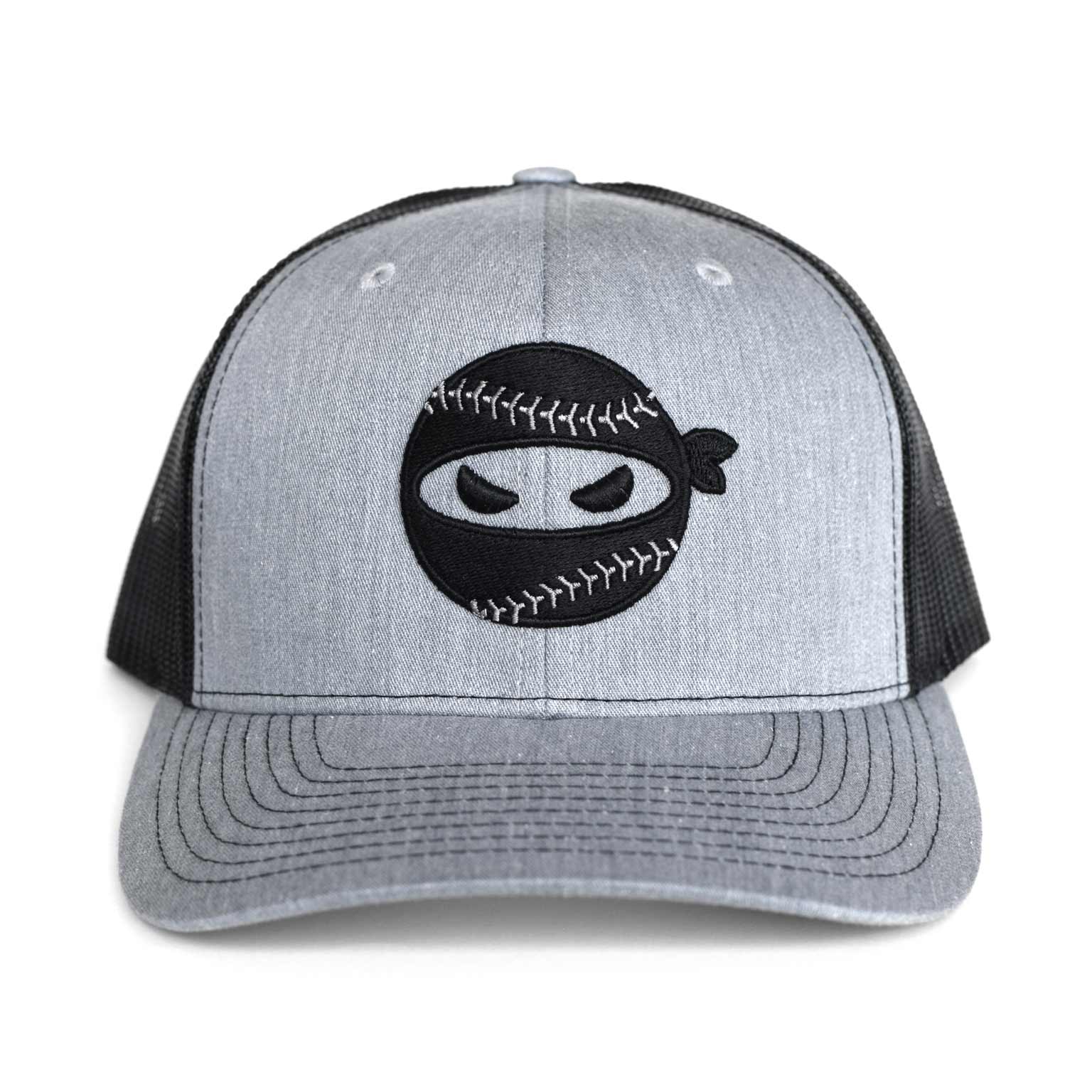 Pitching Ninja Trucker Hat (Road Gray Edition)