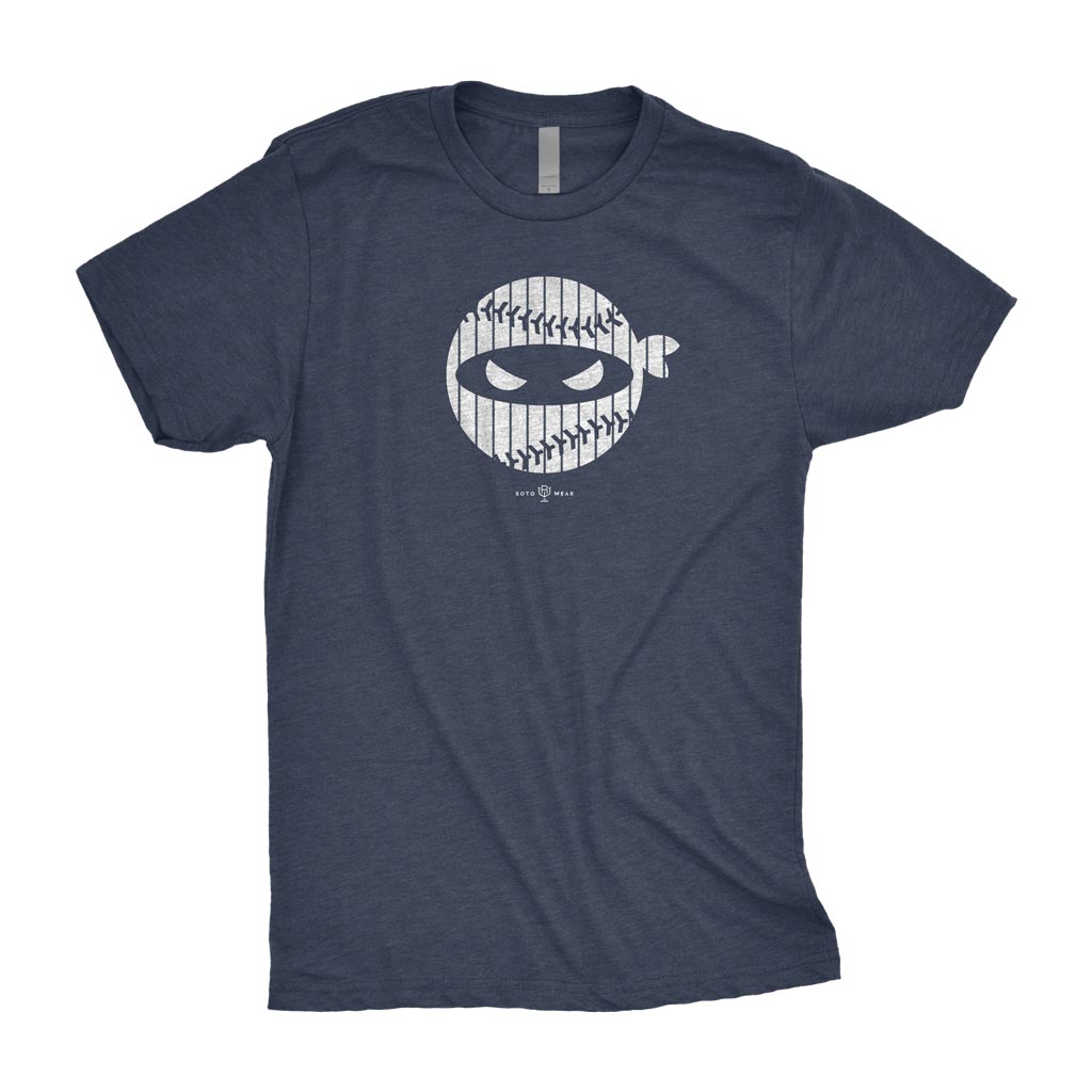 Pitching Ninja T-Shirt (Pinstripe Edition)