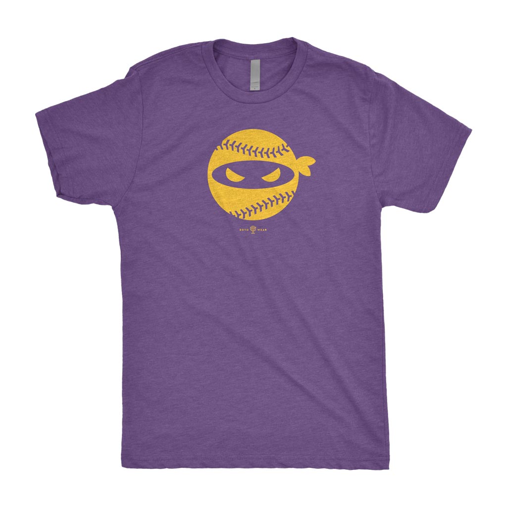 Pitching Ninja Shirt (Threaux Hard Edition) | Louisiana Baseball RotoWear Design