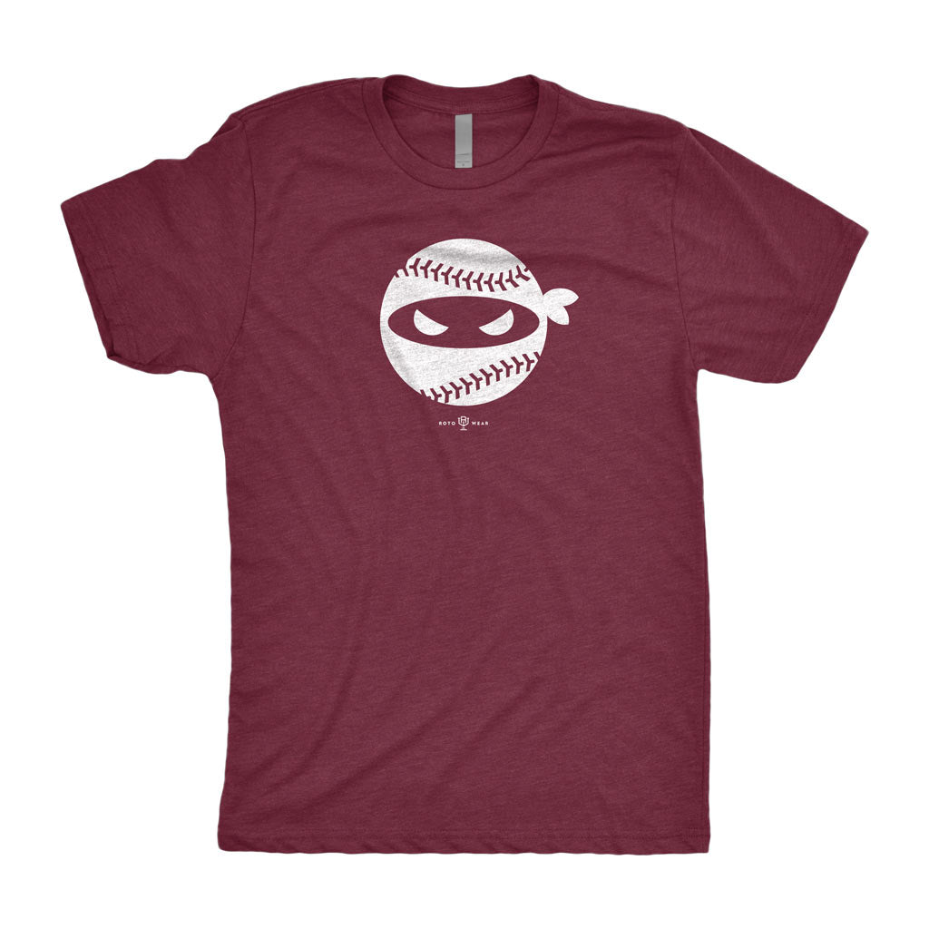 Pitching Ninja Shirt (True Maroon Edition) | Mississippi State Baseball RotoWear Design