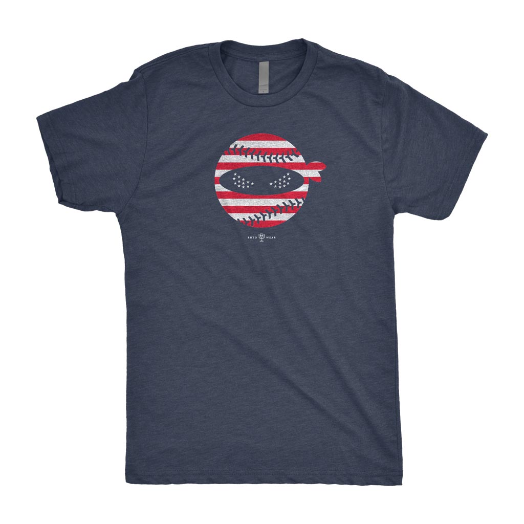 Pitching Ninja Shirt (USA Edition) | America Stars & Stripes Team USA Baseball Original RotoWear Design