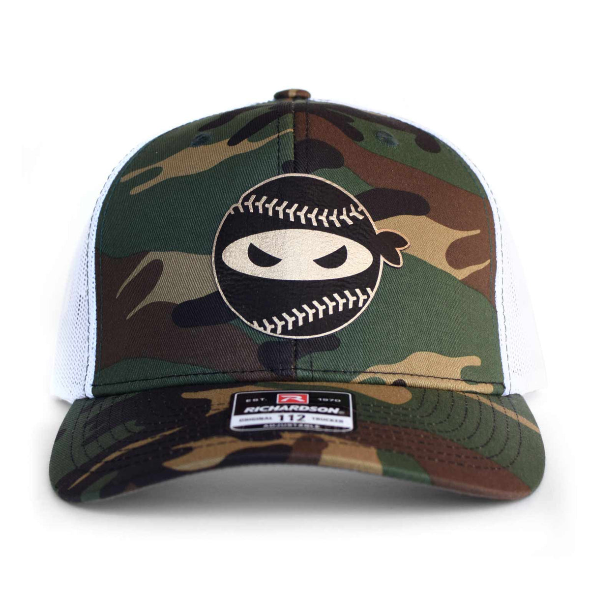 Pitching Ninja Hat (Camo / White)