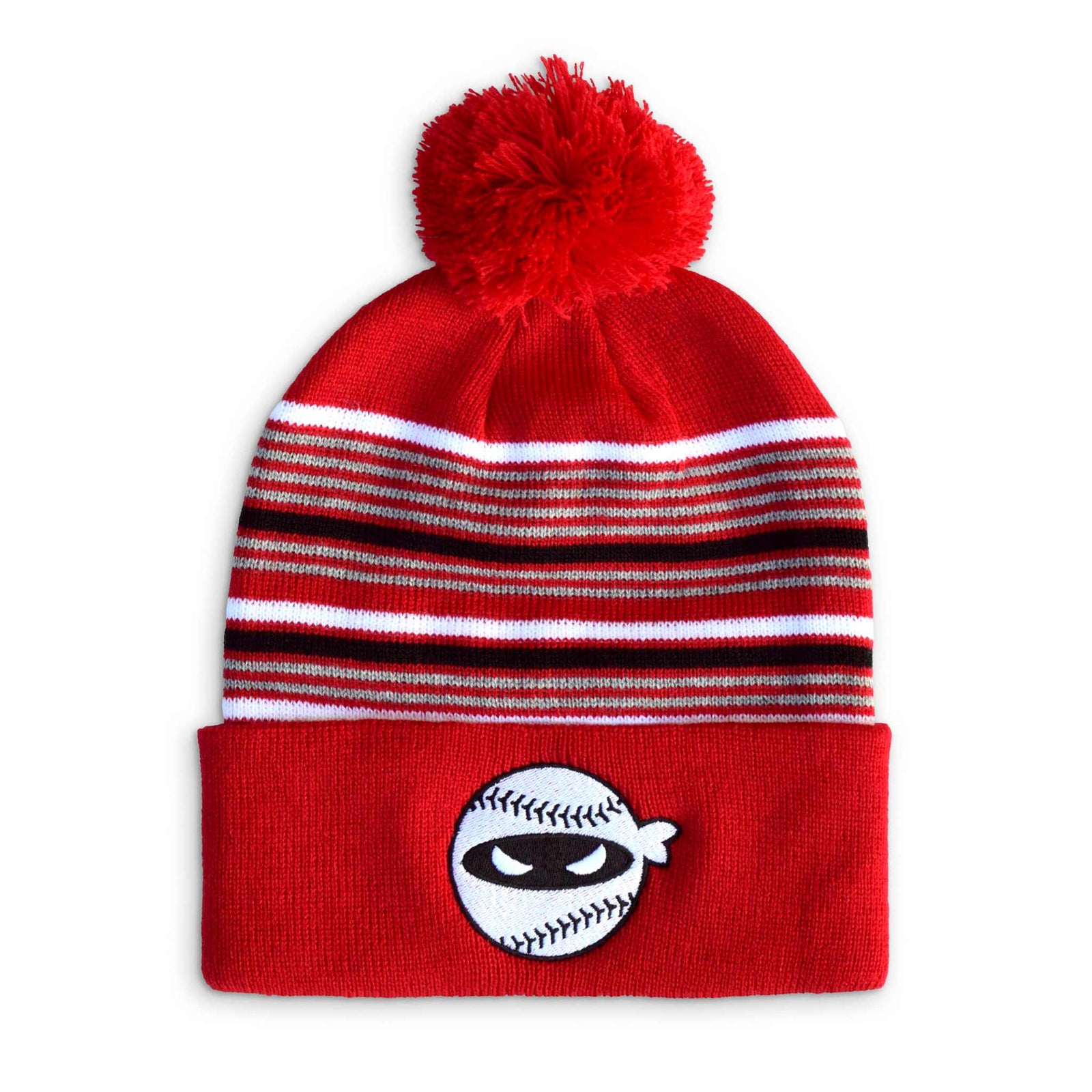 Pitching Ninja Beanie (Red)