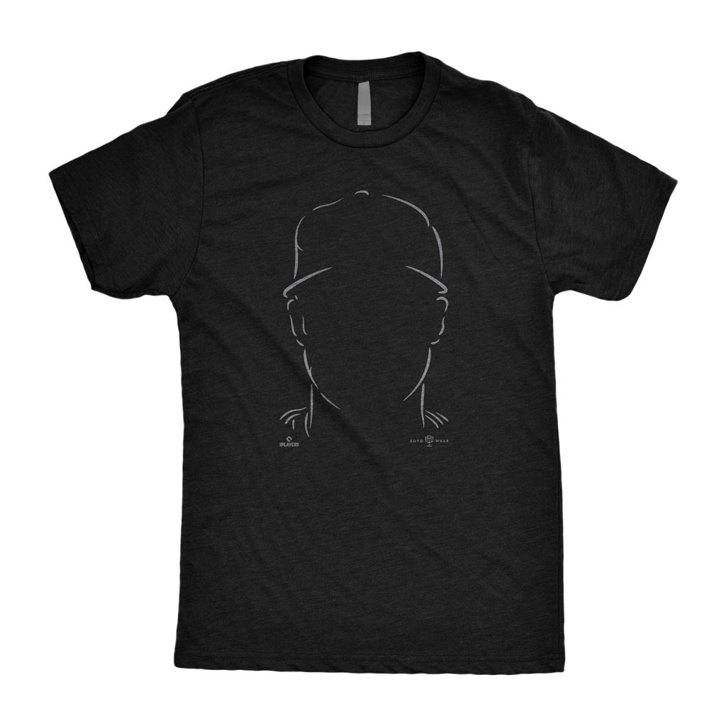 Players Shirt | MLBPA Baseball Lockout Headshot Silhouette MLB Players Inc RotoWear Design