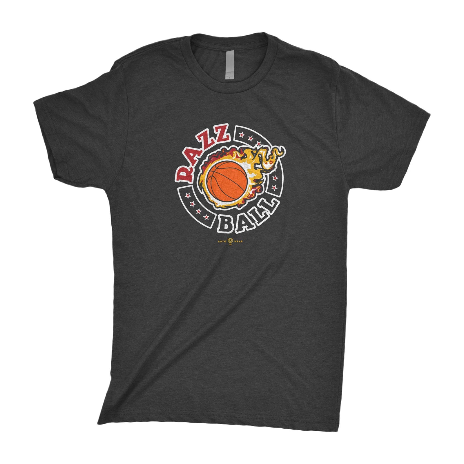 Razzball Old School Basketball Logo T-Shirt