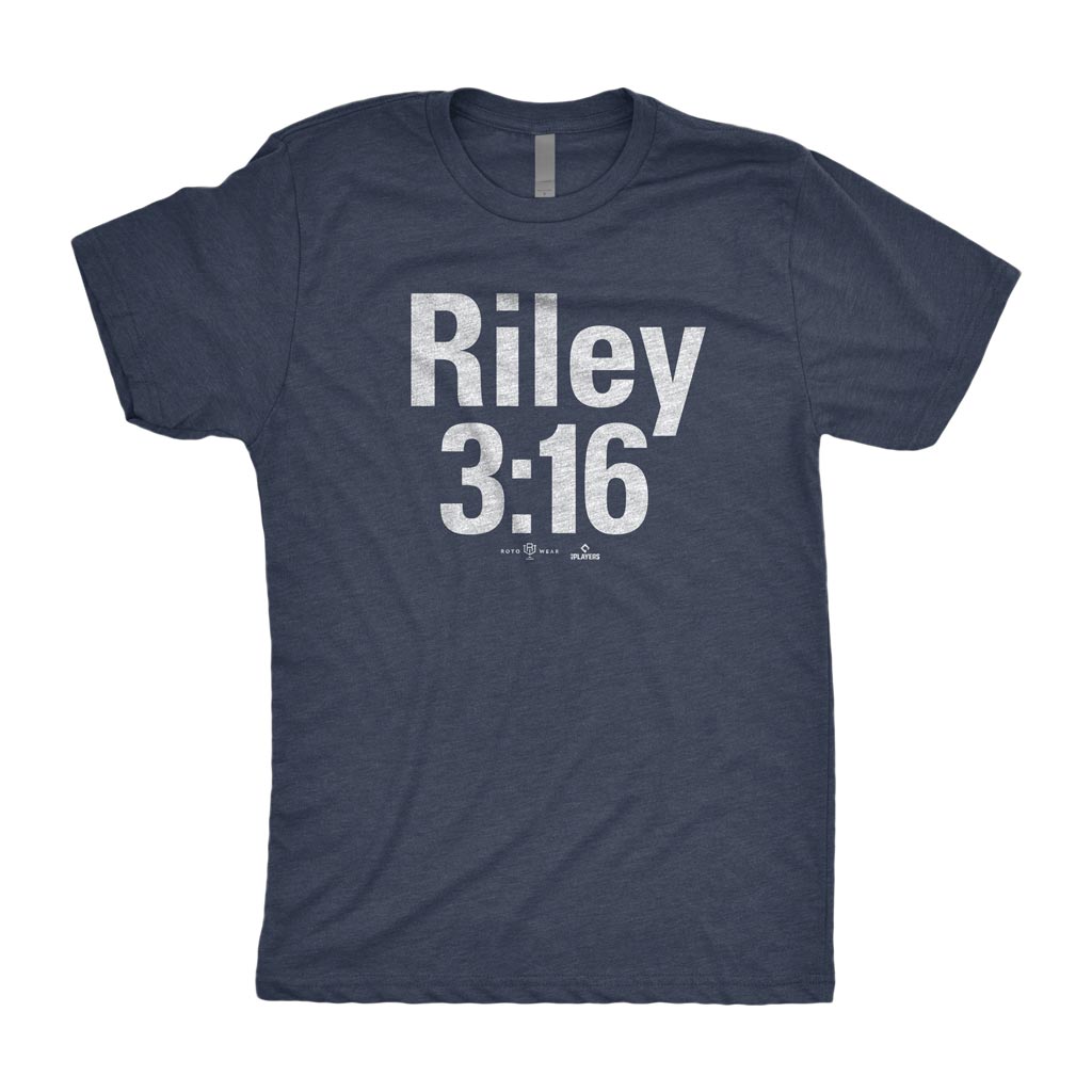 Riley 3:16 Shirt | Austin Riley Atlanta Baseball RotoWear
