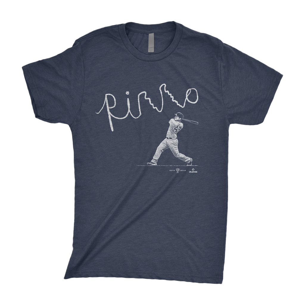 Rizzo Shirt | Anthony Rizzo Bronx New York Baseball Billy Madison Chalk Handwriting MLBPA RotoWear