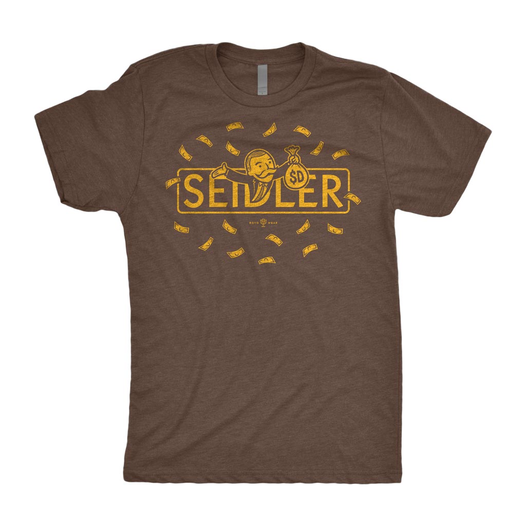 Seidler Shirt | San Diego Baseball Peter Seidler Money Original RotoWear Design