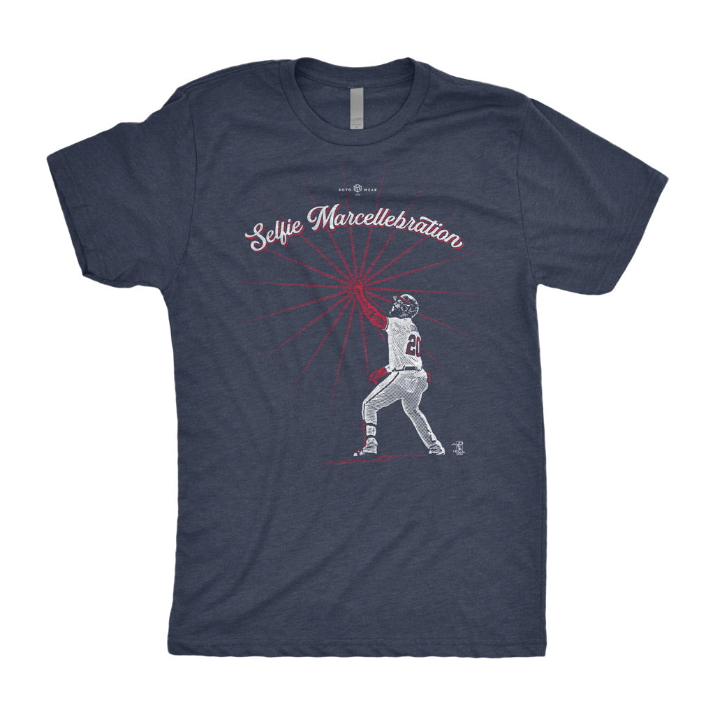 Selfie Marcellebration Shirt | Marcell Ozuna Atlanta Baseball RotoWear