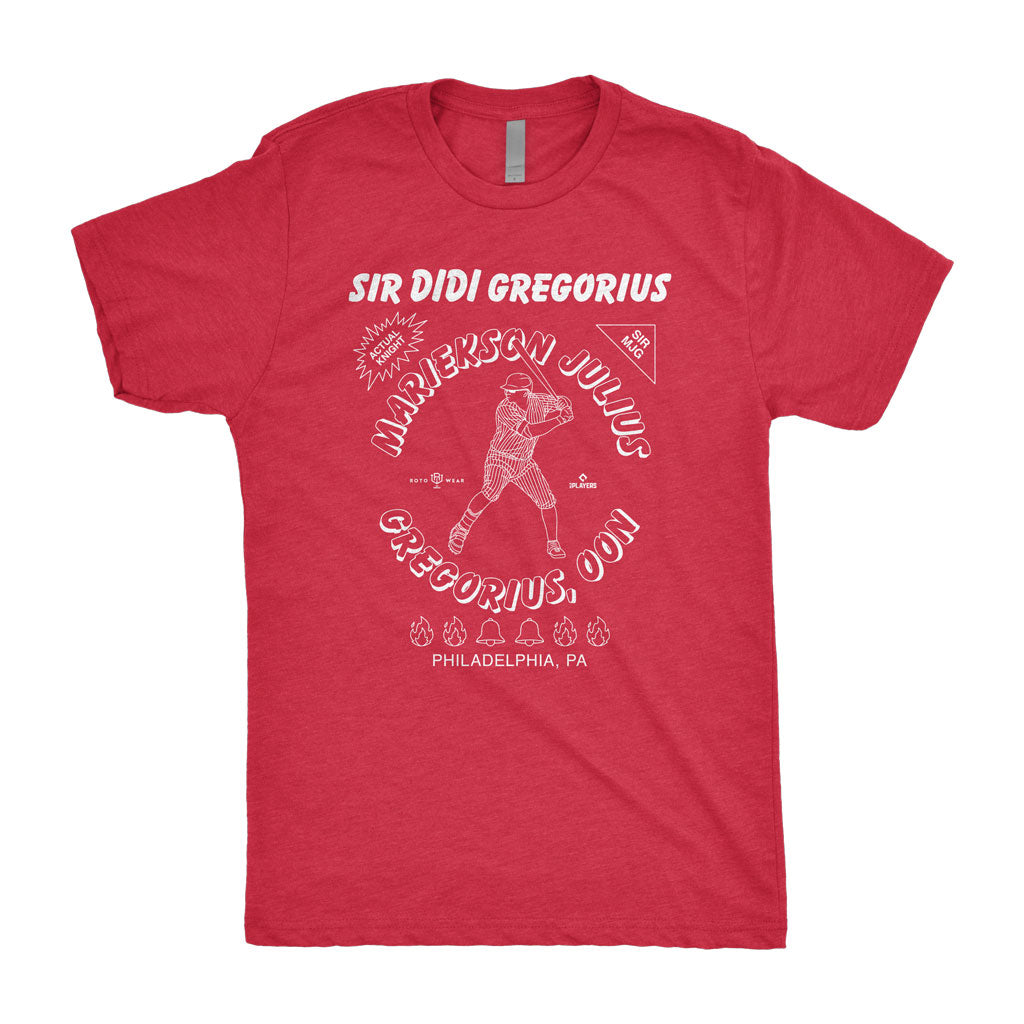 Didi Gregorius Philadelphia Phillies Nike Name & Number T-Shirt - Red