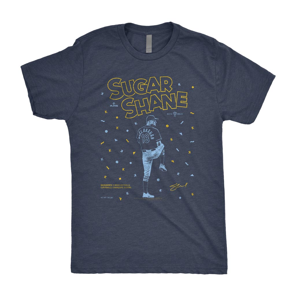 Sugar Shane Shirt | Shane McClanahan Tampa Bay Baseball MLBPA RotoWear