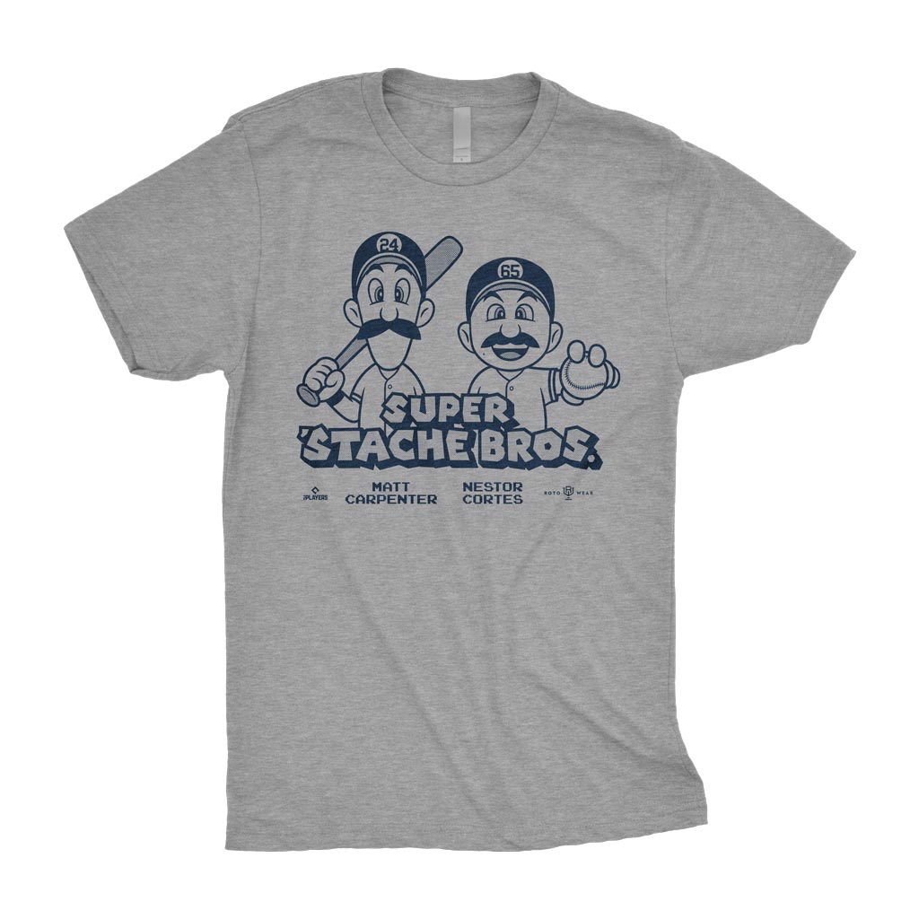 Super Stache Bros Matt Carpenter And Nestor Cortes Funny T-Shirt, Custom  prints store
