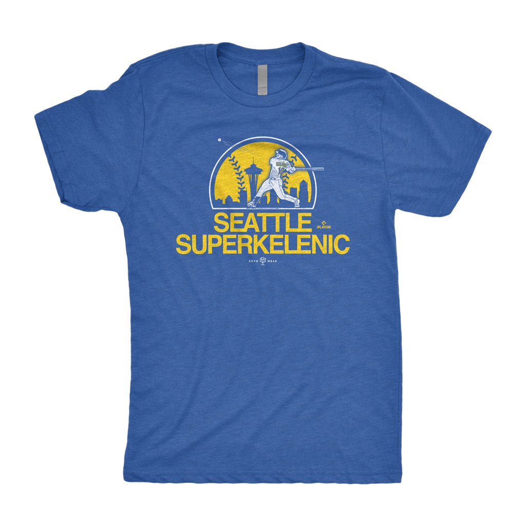 SuperKelenic Shirt | Jarred Kelenic Seattle Super Kelenic Baseball RotoWear