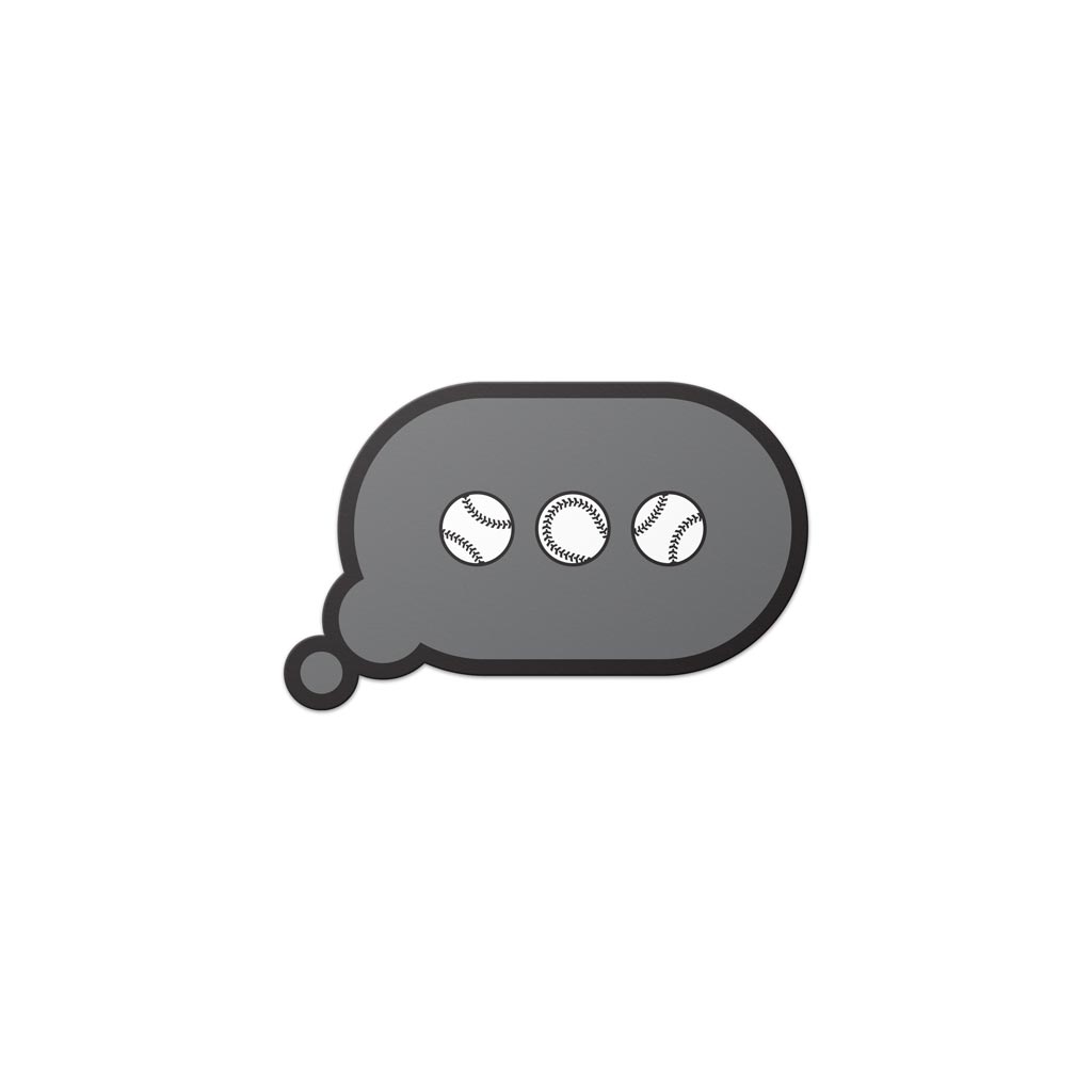 Talk Baseball To Me Sticker