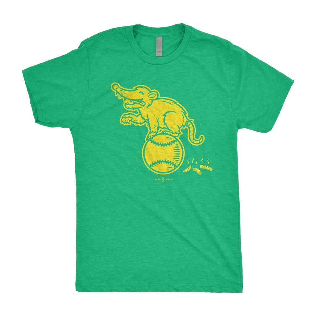 The Oakland Possum Shirt | Oakland Baseball Coliseum Original RotoWear Design