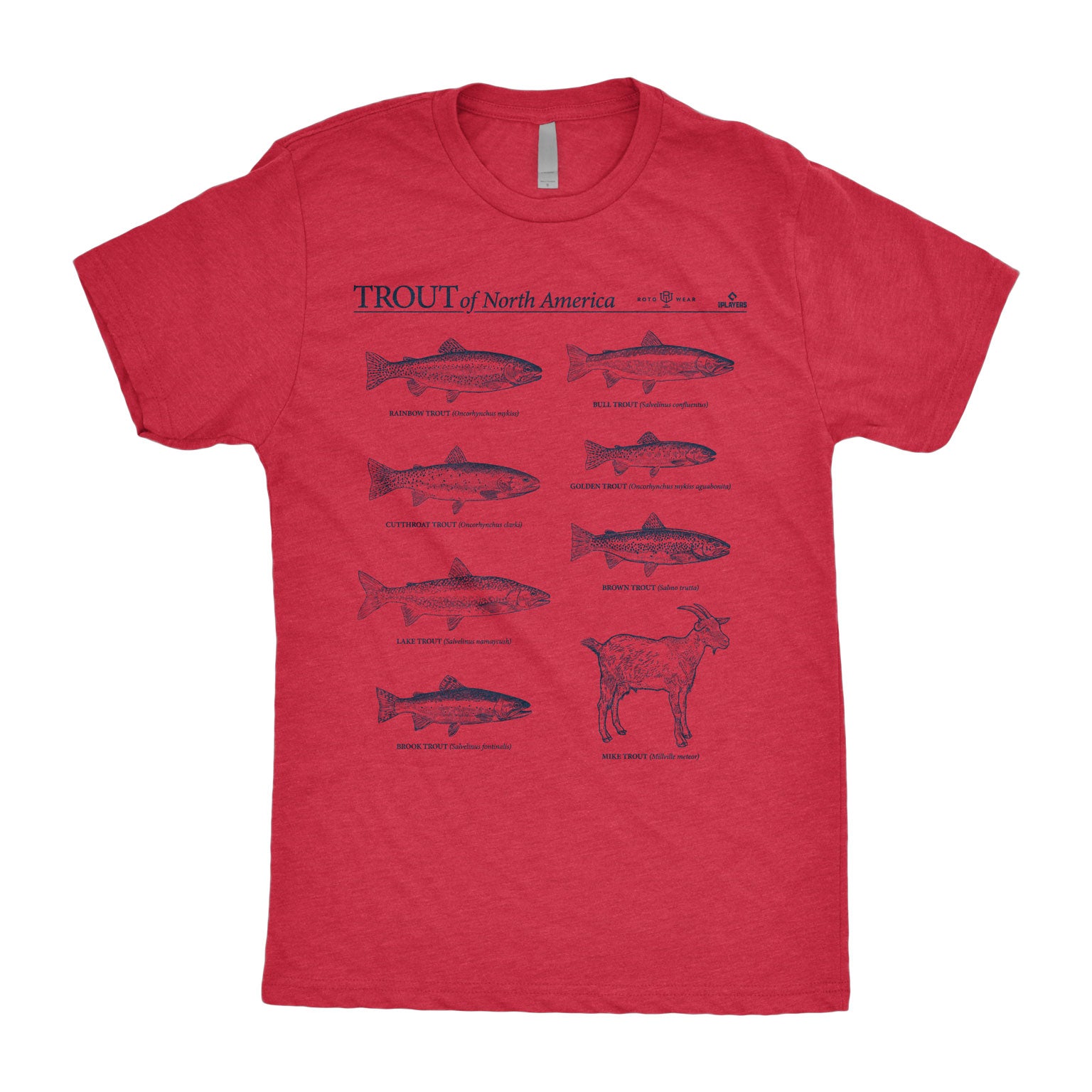 Trout Of North America Shirt | Mike Trout GOAT Anaheim Los Angeles Baseball RotoWear