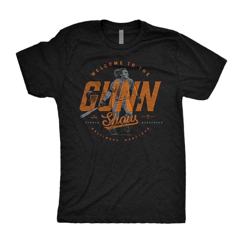 MLB Baltimore Orioles Welcome To The Gunn Show T Shirt